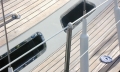 Safe and comfortable foothold on the teak deck Safe and comfortable foothold on the teak deck